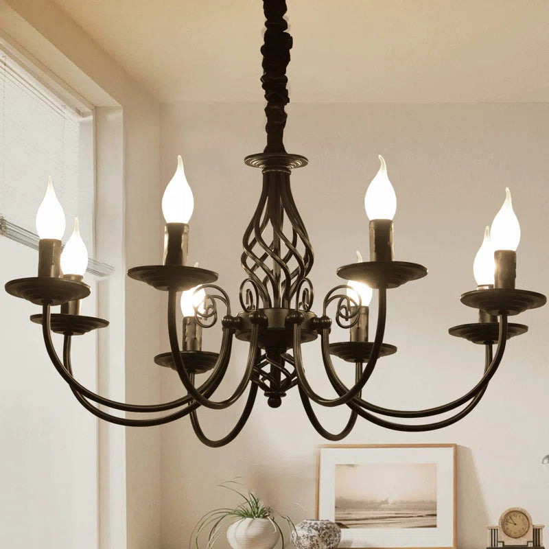 Dirksen 8-Light Chandelier – Timeless Candle Style Design