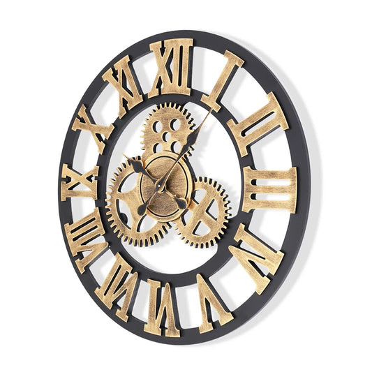 Abrahams Wall Clock – Elegant Manufactured Wood Construction