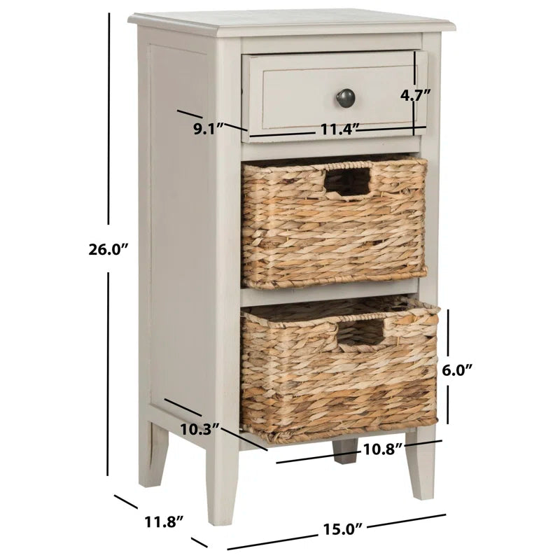 Santa Cruz Side Table with Storage – Stylish and Functional Accent Table